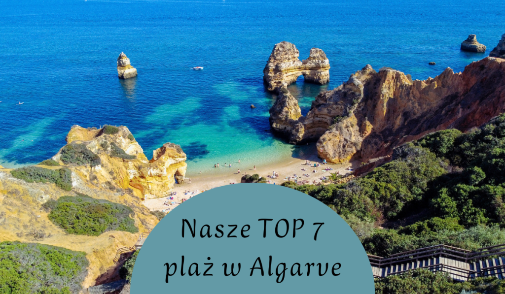 Praia do Camilo w Lagos – złociste klify, turkusowa woda i drewniane schody prowadzące na plażę, jedna z TOP 7 plaż Algarve
